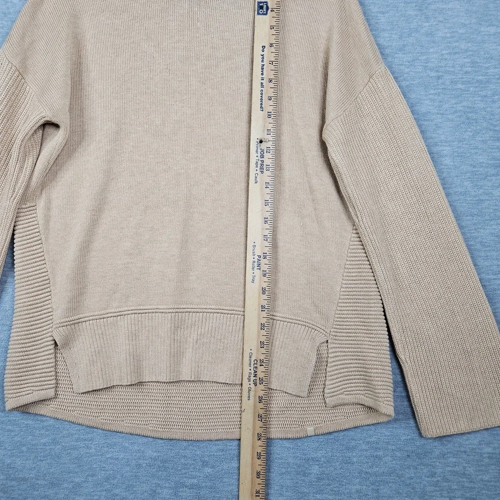 Lululemon Women's Tan Total Ellipse Sweater Cashmere Long Sleeve Size M/L